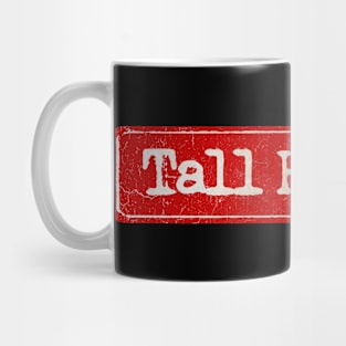 vintage retro plate Tall Heights Mug